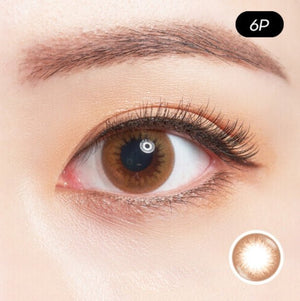 ラシェル メロウブラウン 6枚入 — LACELLE Mellow Brown (6p) - Idol Karakon