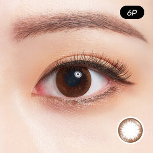 ラシェル トゥインクルブラウン 6枚入 — LACELLE Twinkle Brown (6p) - Idol Karakon