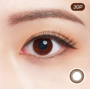 ナチュラルピュアブラウン 30枚入 — Natural Pure Brown (30p) - Idol Karakon