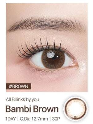 バンビブラウン 30枚入 — LACELLE Bambi Brown (30p) - Idol Karakon