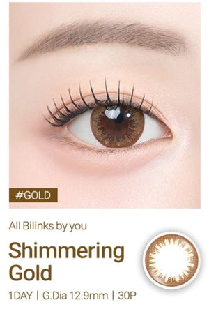 ラシェル シマリングゴールドブラウン 30枚入 — LACELLE Shimmering Gold Brown (30p) - Idol Karakon