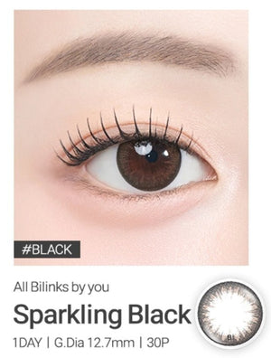 ラシェル スパークリングブラック 30枚入 — LACELLE Sparkling Black (30p) - Idol Karakon