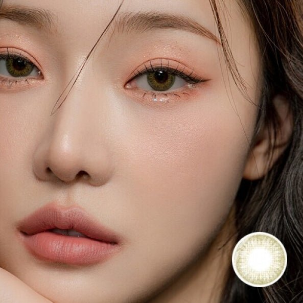 クラレン O2O2 ミスティカーキグリーン EX (2枚入) — Clalen O2O2 Color M Misty Khaki Green EX (2pcs) - Idol Karakon