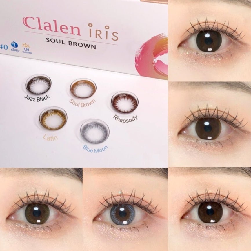 クラレン アイリス ラプソディーブラウン (40枚入) — Clalen Iris 1Day Rhapsody Brown (40pcs) - Idol Karakon