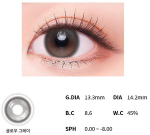 グローグレーワンデー 10枚入 — Glow Gray 1Day (10p) - Idol Karakon