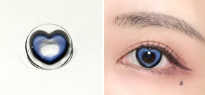 ハート瑠璃ブルー 1枚入 — Heart Ruri Blue - Idol Karakon