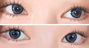 ハート瑠璃ブルー 1枚入 — Heart Ruri Blue - Idol Karakon