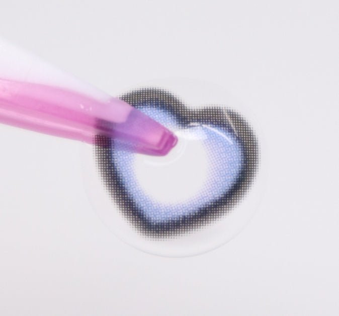 ハート瑠璃ブルー 1枚入 — Heart Ruri Blue - Idol Karakon