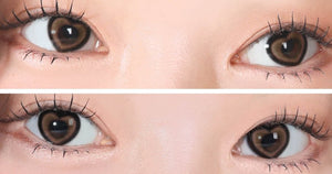 ハート瑠璃ブラウン 1枚入 — Heart Ruri Brown - Idol Karakon