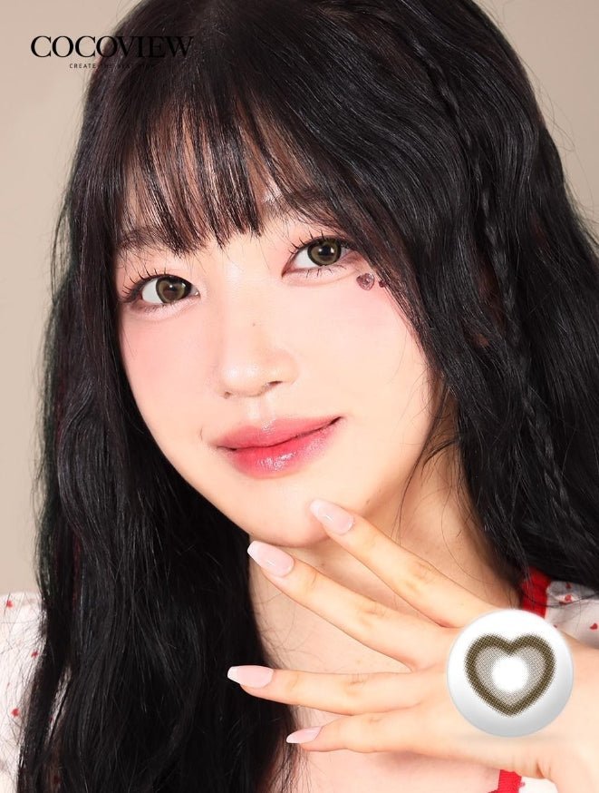 ハート瑠璃ブラウン 1枚入 — Heart Ruri Brown - Idol Karakon