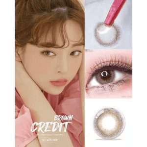 LensRang クレジット ブラウン - Idol Karakon