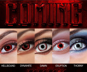 アイチューン スプーキー ワンデー(レッド/ホワイト) — Eyetune Spooky 1day (Red, White) - Idol Karakon