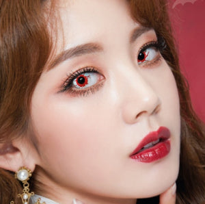 アイチューン スプーキー ワンデー(レッド/ホワイト) — Eyetune Spooky 1day (Red, White) - Idol Karakon