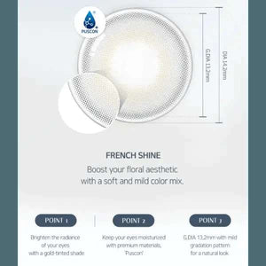 Olens French Shine 1Day Gray (20p) - Idol Karakon