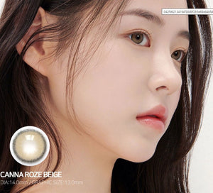 i - DOL Canna Roze Beige Brown 1枚入 - Idol Karakon