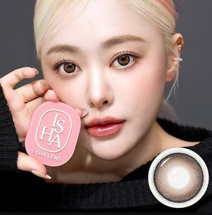 Dekame Look At Me Sand Choco (10p) DEKAME ルックアットミー サンド ワンデー *公式は「サンド」。 - Idol Karakon