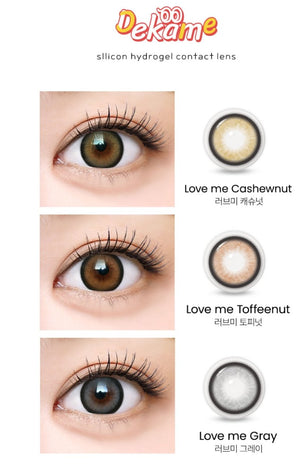 Dekame Love Me Cashewnut Brown (10p) DEKAME ラブミー カシューナッツ ワンデー - Idol Karakon