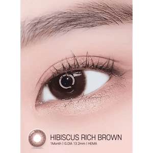 LensRang iWWi Hibiscus Brown - Idol Karakon