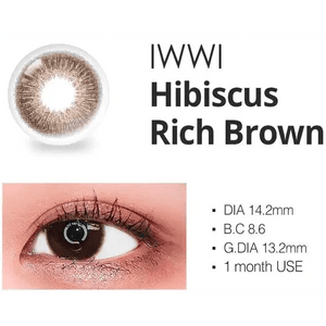 iWWi ハイビスカス ブラウン — iWWi Hibiscus Brown - Idol Karakon
