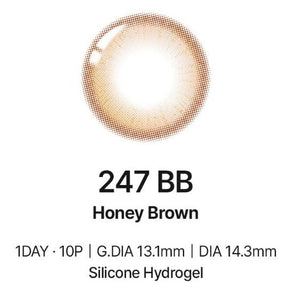 LensTown 247 BB Honey Brown (10p) - Idol Karakon