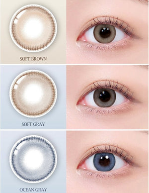 LensTown 1Day Odd I's Ocean Gray (10p) - Idol Karakon