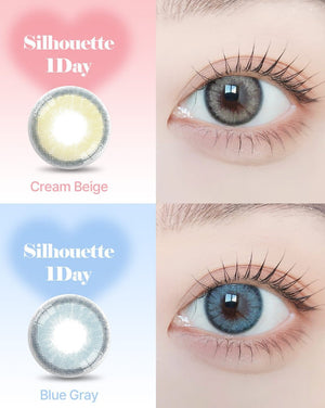 シルエット ブルーグレー(10p) — Silhouette Blue Gray (10p) - Idol Karakon