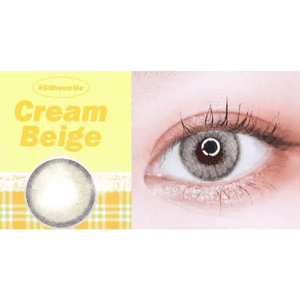 LensVery Silhouette2 Cream Beige Brown - Idol Karakon