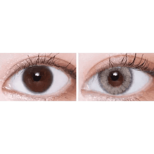 LensVery Silhouette2 Cream Beige Brown - Idol Karakon