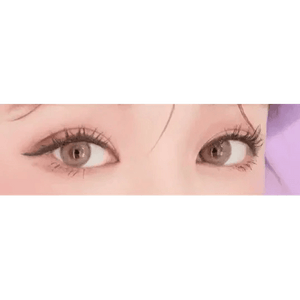 LensVery Silhouette Olive Brown (10p) - Idol Karakon