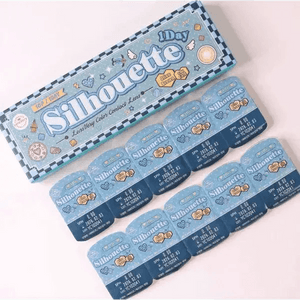 LensVery Silhouette Olive Brown (10p) - Idol Karakon