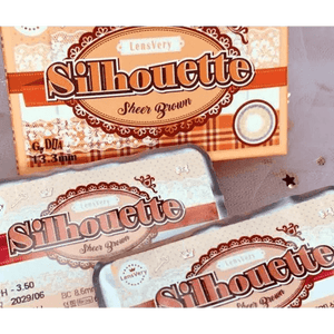 LensVery Silhouette2 Sheer Brown - Idol Karakon