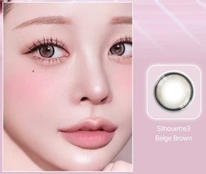 シルエット3 ベージュブラウン — Silhouette3 Beige Brown - Idol Karakon