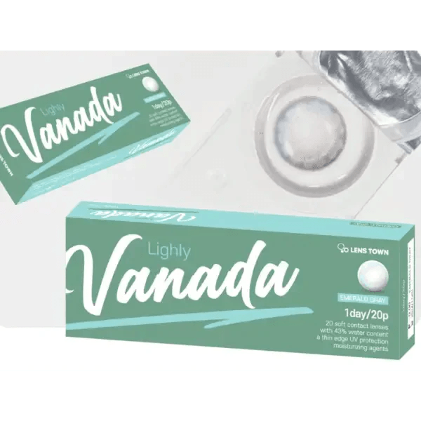 LensTown Lighly Vanada Emerald Gray (20p) - Idol Karakon