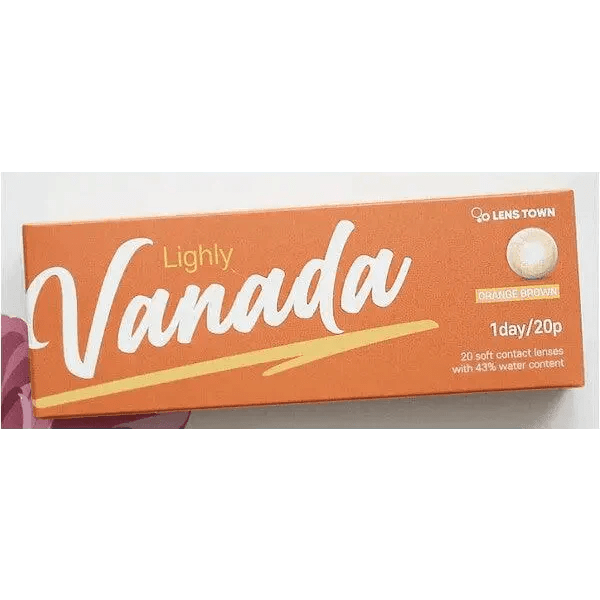 LensTown Lighly Vanada Orange Brown (20p) - Idol Karakon