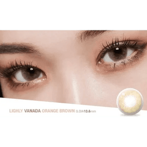 LensTown Lighly Vanada Orange Brown (20p) - Idol Karakon