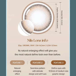 Olens Nils 1Day Brown (20p) - Idol Karakon