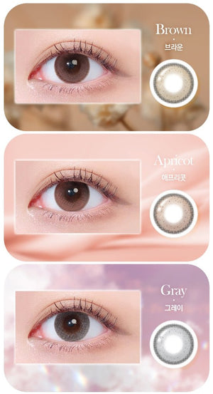 LensTown Odd I's M plain odd Apricot - Idol Karakon