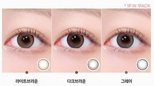 LensTown Odd I's M pure Light brown - Idol Karakon