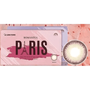 LensTown Romantea Paris Pink Brown - Idol Karakon