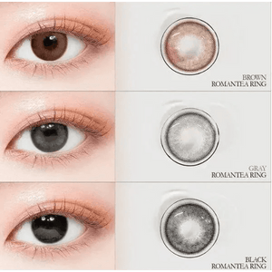 LensTown Romantea Ring 1Day Black (10p) - Idol Karakon