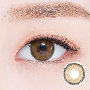 LensTown Romantea Rose Beige Brown - Idol Karakon