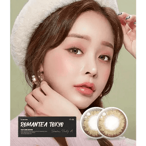 LensTown Romantea Tokyo Brown Party1 (Hazel 10p+Khaki 10p) - Idol Karakon