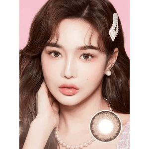 LensTown Romantea Tokyo Grande Peach Brown - Idol Karakon