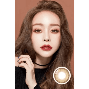 LensTown Romantea Tokyo Hazel Brown Toric - Idol Karakon