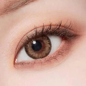 LensTown Romantea Tokyo Peach Brown - Idol Karakon