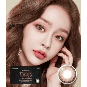 LensTown Romantea Tokyo Peach Brown - Idol Karakon