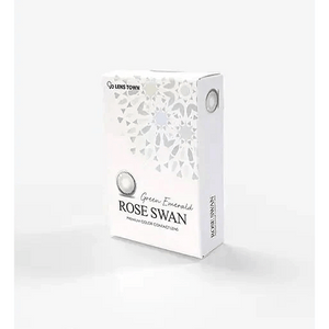 LensTown Rose Swan Green Emerald - Idol Karakon