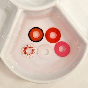 スカーレットコレクション ワンデー(レッド・ホワイト) Scarlet Collection 1Day (Red, White) - Idol Karakon