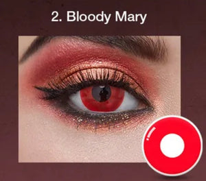 スカーレットコレクション ワンデー(レッド・ホワイト) Scarlet Collection 1Day (Red, White) - Idol Karakon