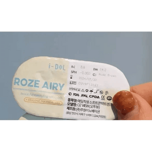 i - DOL Roze Airy Nude Brown 1枚入 - Idol Karakon